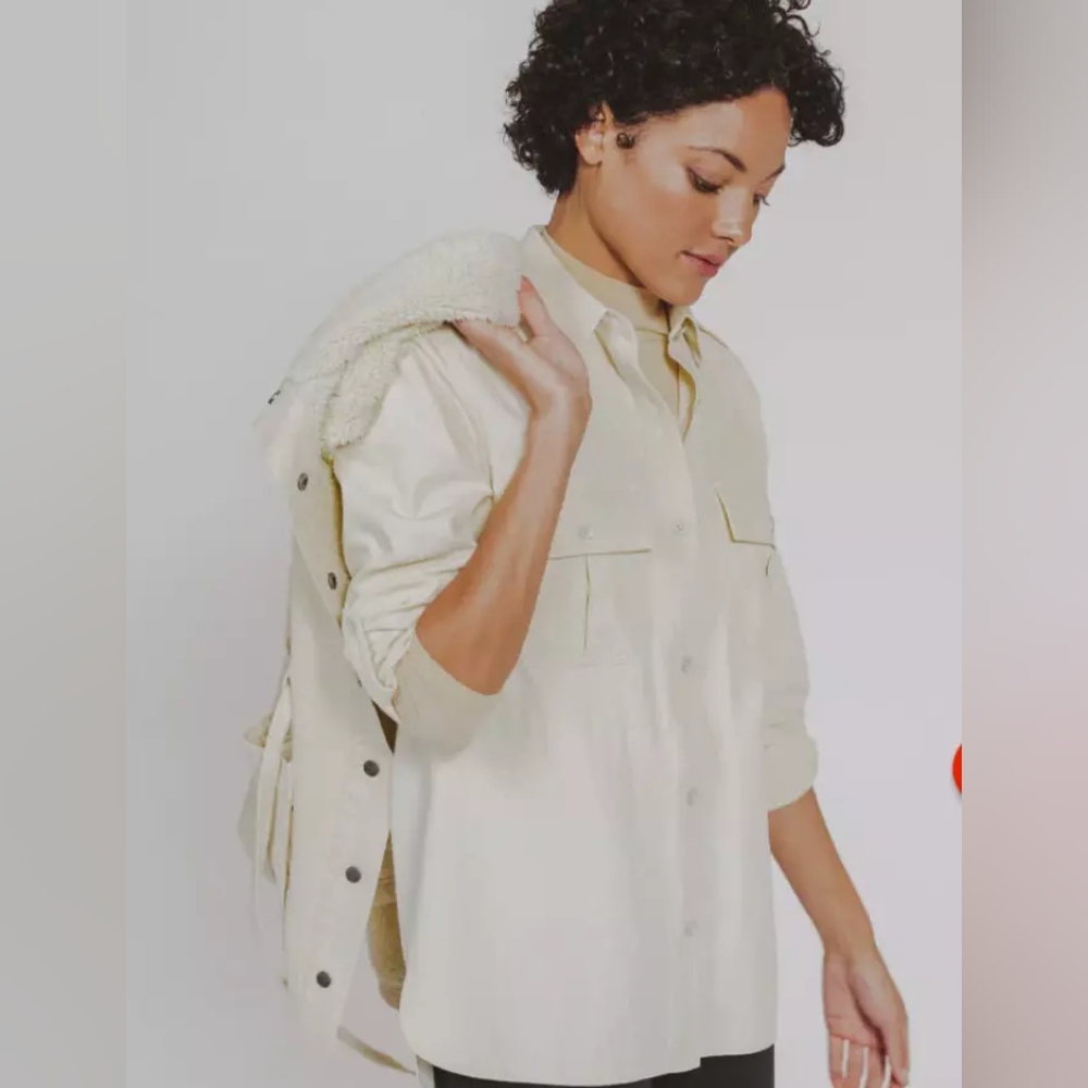 Normal Brand Women's Military Overshirt - Picture 4 of 13